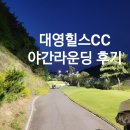 지후골프 | 충주 대영힐스cc 야간라운딩 후기 더울땐 야간골프를 (2023년 6월)