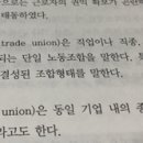 노동조합 종류 질문 이미지