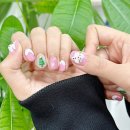 사하구네일 부산장림네일샵 겨울네일아트 퀸스네일 눈사람
