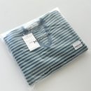 문달 브이넥 니트 리스카 페이드 블루 구매 착용 후기 MOONDAL Risca Knit in Fade Blue