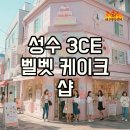 럭키샵 | 3CE 팝업 성수 벨벳 케이크 샵, 사전예약부터 럭키드로우까지! 완벽 후기