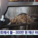 어제 방송도중에 불이났었던 스트리머 얍얍의 집 화재현장으로 추정된다는 사진 이미지