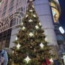 스타벅스커피 명동입구 | 신세계 미디어아트 파사드 시간/명동 롯데 크리스마스/스타벅스 명당 자리