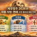 2026년 병오년(丙午年) 차가운 보석과 같은 계유일주(癸酉日柱) 운세 총정리