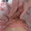 핑크헤어 | 용산역 미용실 9월헤어살롱 애쉬핑크 탈색후기