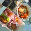 덕진-121 | [전주 전북대] 수제버거 맛집ㅣ왓더버거ㅣ새우카츠버거ㅣ아메리칸치즈버거 포장후기