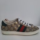 에이스크리닝 | 수원 밑창수선,구찌 에이스 스니커즈 뒤꿉마모 심해서 수원 밑창보강 맡긴 후기[비브람보강 전문 리본드]