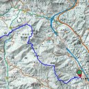 매봉산(623M)백운산(713.4M)황학산(757.8M)소학산(626M)기반산(464.7M) ㅡ경북 칠곡 이미지