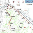 부산일보 금정산 둘레길 등산지도 이미지