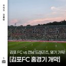 김포FC vs 전남 드래곤즈 경기 내내 뜨거웠던 솔터축구장 홈 개막전 생생후기