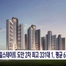 대전 힐스테이트 도안 2차 최고 331대 1, 평균 67대 1 이미지