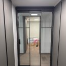 자우디자인 | 경주 중문 설치 힐스테이트 황성 아파트 현관 그레이색 어때요?