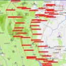 킹덤님을 포함 5명이 함께한 동월계곡 백운봉능선 - 빈계산능선 39km 이미지