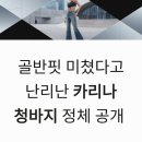 포탈하이웨이 | 골반핏 미쳤다고 난리난 카리나 청바지 정체와 카인다미 데님 부츠컷 상세 후기