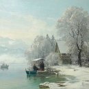 안데르센 룬드비(Andersen Lundby)의 겨울날의 호숫가(Winter day at the lake) 이미지