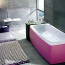 부글부글 핑크스파욕조가 예쁜 욕실 이미지