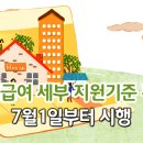 기초생활수급자.주거급여 세부 지원기준 확정, 7월 1일부터 시행 이미지