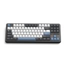 pet139거3377 | 가성비 텐키리스 기계식 키보드 : Aula 독거미 F87 Pro 인디고블랙 컬러, 한글 키캡, 저소음 솜사탕 축
