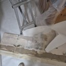 통일이음길 | 광주 누수 도배 전문 화정동 한양 씽크대 상부장 위까지 번진 누수 복구 리뷰