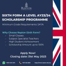 Repton-Scholarship program offers for sixth form A Level AY23/24 이미지