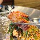 부추랑 삼겹살 이미지