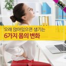 오래앉아있으면생기는6가지몸의변화 이미지