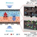공기 속 수증기만으로 전기 생산 ‘수분 발전기(MPG, Moisture-induced Power Generator)’ 이미지