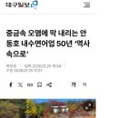 안동호 내수면사업 50년 종결 이미지