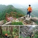 [주말산행 | 전라도의 산 순창 아미산 515m / 전라북도 순창군 풍산면] 작은 인수봉 같은 암봉을 철계단으로 오르는 짜릿함 이미지