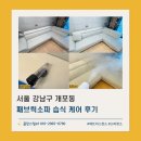 파크크리닝 | 개포소파청소_디에이치퍼스티어아이파크 쇼파 습식 케어 클리닝 후기