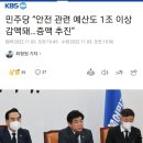 민주당 “안전 관련 예산도 1조 이상 감액돼…증액 추진 이미지