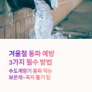 미실천 | 겨울철 동파 예방 3가지 필수 방법! 수도계량기 동파 막는 보온재+꼭지 틀기 팁
