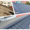 칼라강판 지붕공사 이미지