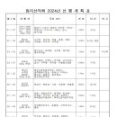 2024년 엄지산악회 산행계획 이미지