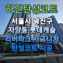 현대세탁 | [서울광진구탄성코트] 서울시 광진구 자양동 롯데캐슬 리버파크 시그니처 제로스탑 탄성코트 시공...