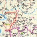 청룡지맥 1구간(비슬산=＞청룡산=＞앞산순환도로) 이미지