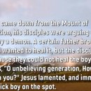 O unbelieving generation(믿음없는 세대여) 이미지