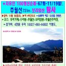 100명산 ~67회차 담양+순창 추월산 11월19일 탐사합니다. 이미지