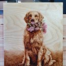 우드버닝(인두화) 이미지