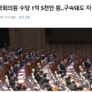 내년 국회의원 수당 1억 5천만 원...구속돼도 지급 이미지