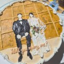 자인초등학교 | 대전 프로포즈 케이크, 웨딩 스냅 사진을 담은 주문제작 디자인케이크 작업 후기