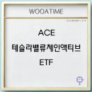 ACE 테슬라밸류체인액티브 ETF 주가 세금 수수료 구성종목 전망 이미지