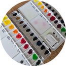 수채캘리그라피 | (수업)도서관에서 함께 한 수채캘리그라피