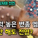 엠폭스 ,WHO 비상사태 선언 이미지