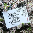 수채화캘리그라피 이미지