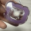 반짝반짝 쉐이커 키링 | 핸드메이드키링 쉐이커키링 젤리키링 ✨ 영롱 퍼플 곰돌이 쉐이커 키링 하투남매 후기