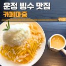 마중 - 평택시 현신7길 7 | 운정 빙수 맛집 카페마중 후기 | 망고빙수, 주차, 가격