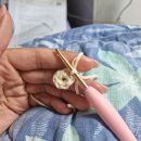 초보자를 위한 코바늘 뜨기(크리스마스 가랜드 만들기) | [뜨개일상] 가방만들고 새송이버섯 키링까지 도전