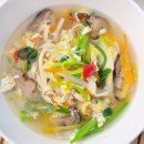 홍 두부 국수 이미지