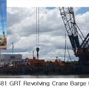 150 T Revolving Crane Barge 이미지